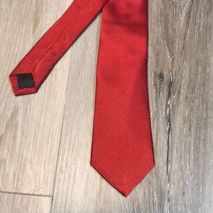 Crewcuts JCREW Boys Kids Red Textured Neck Tie 52"